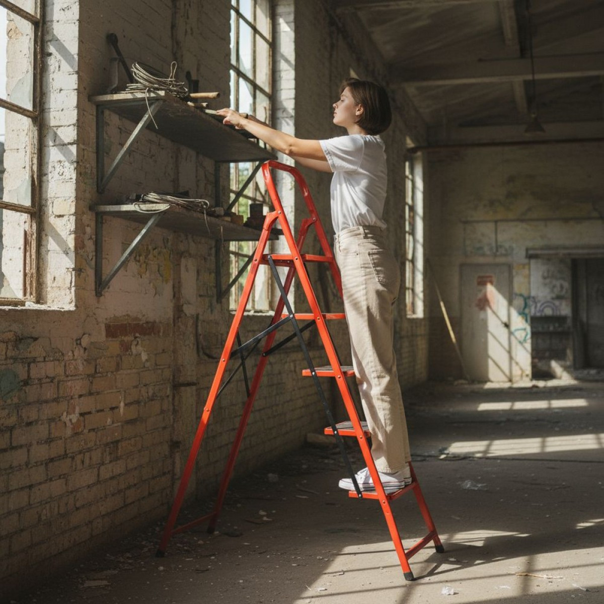 Драбина Forte LFD156TB 5 ступенів