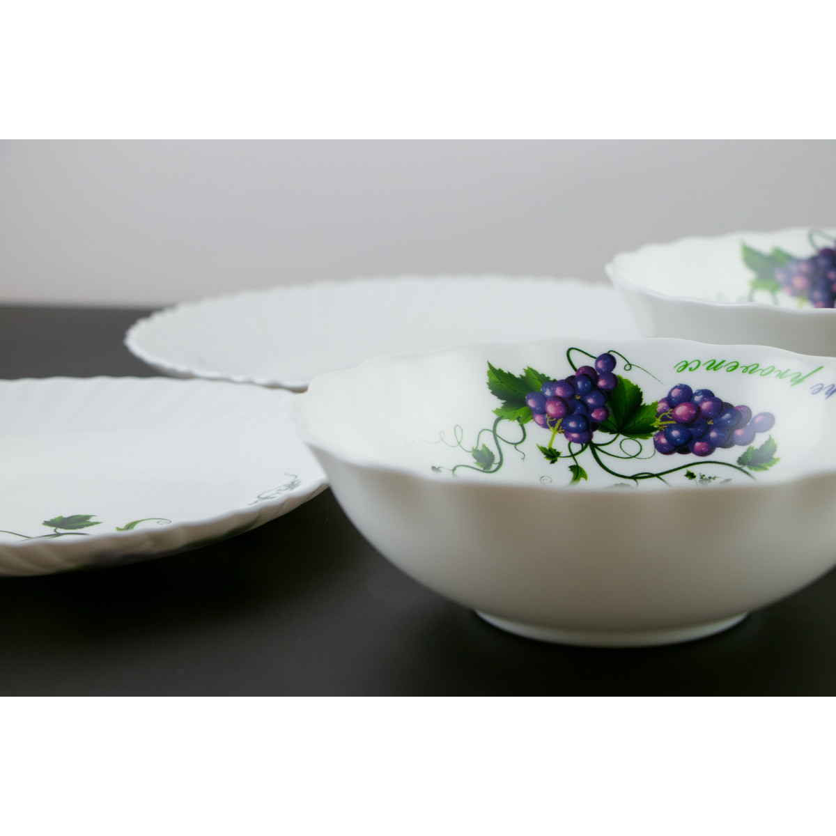 Тарелка десертная V-190G Виноградная лоза Wave Vittora 190 мм