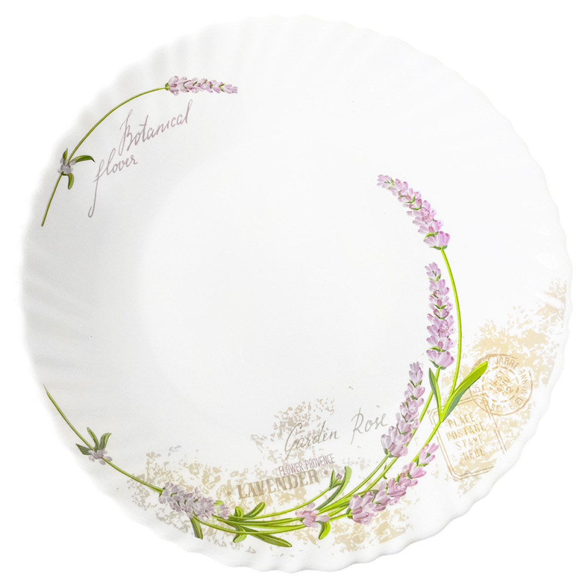 Тарелка десертная V-190L Лаванда Wave Vittora 190 мм