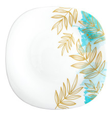 Тарілка десертна V-215Sgr Золота гілка square Vittora 215 мм