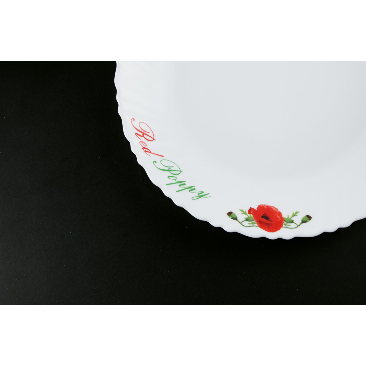 Тарелка десертная V-190P Красные маки Wave Vittora 190 мм