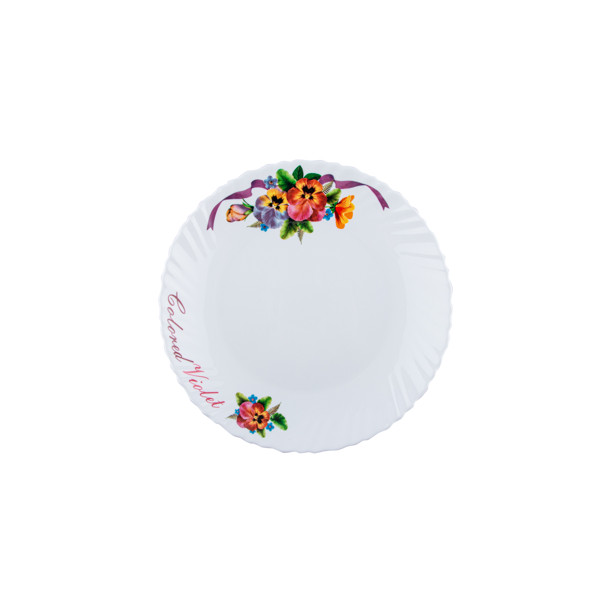 Тарелка десертная V-190V Фиалки Wave Vittora 190 мм