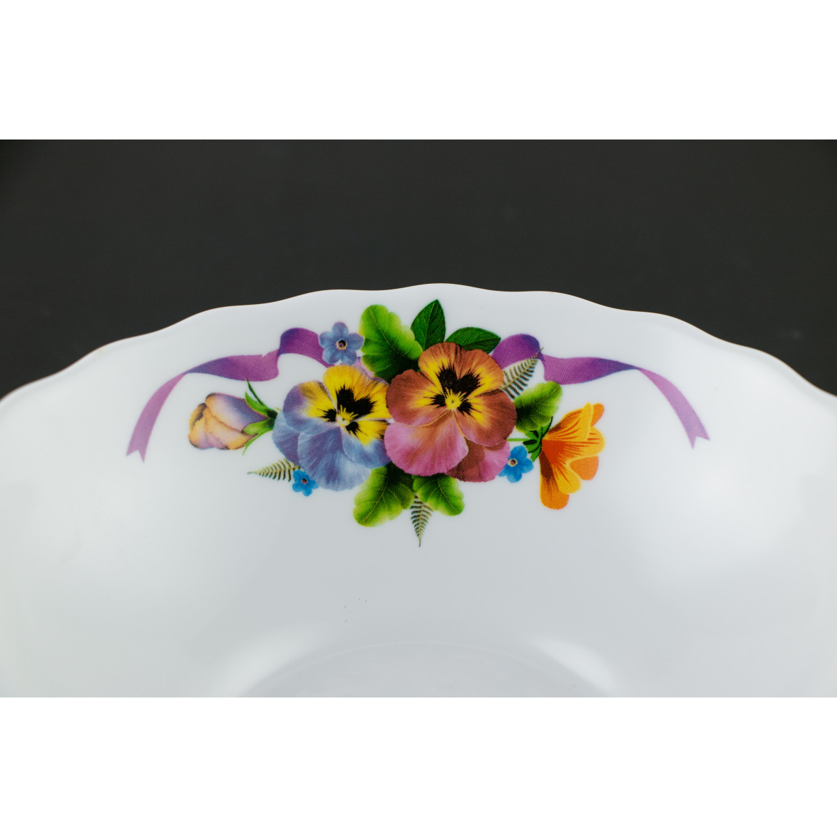 Тарелка десертная V-190V Фиалки Wave Vittora 190 мм