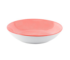 Тарелка глубокая VT-P-2200TP Тропический персик Vittora 650 мл