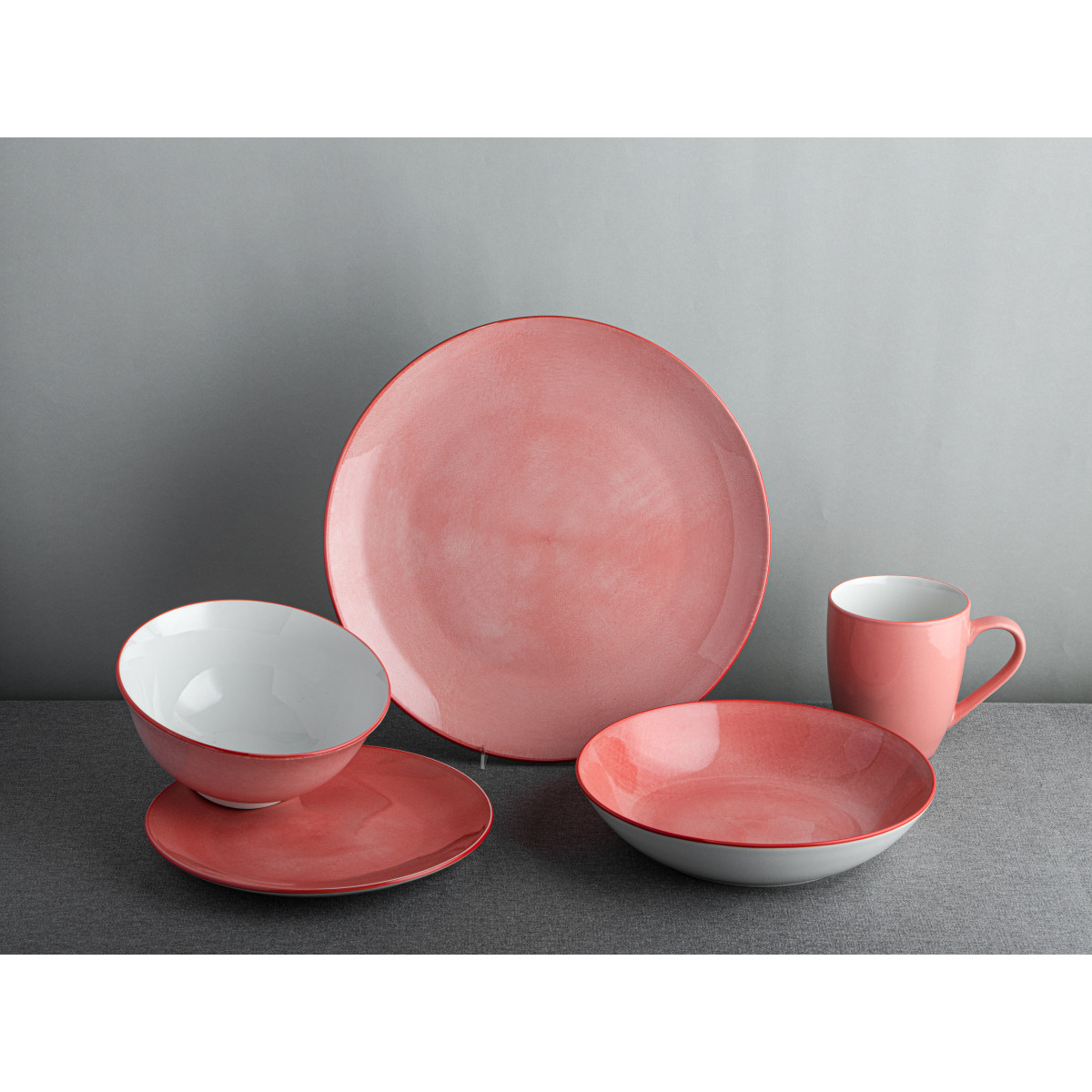 Тарілка глибока VT-P-2200TP Тропічний персик Vittora 650 мл