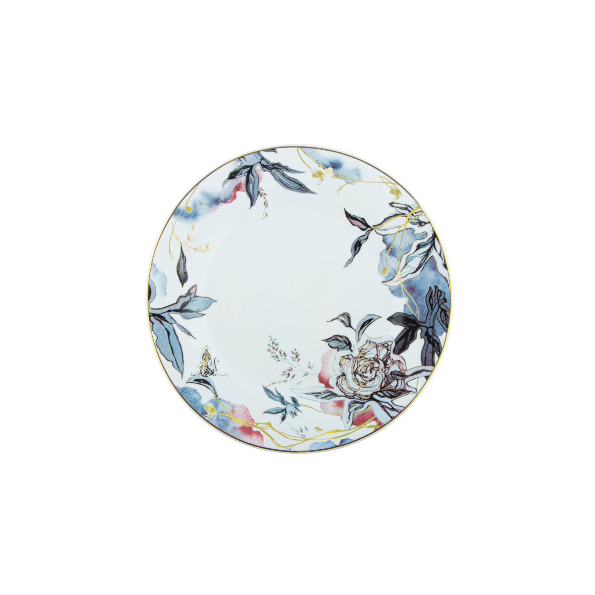 Тарелка обеденная 1230Afo Цветочный вернисаж Vittora 230 мм