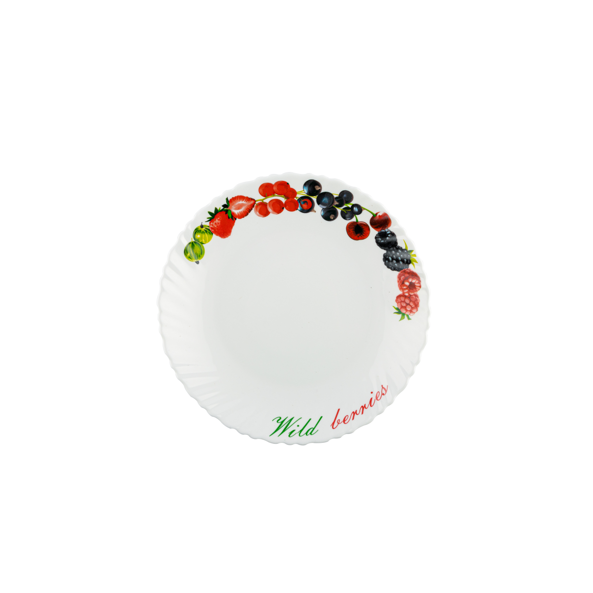 Тарілка обідня V-220SF Лісові ягоди wave Vittora 220 мм