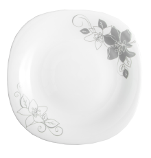 Тарілка обідня Тендітна лілія Square V-240Stl Vittora 240 мм