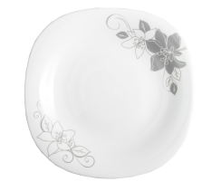 Тарілка обідня Тендітна лілія Square V-240Stl Vittora 240 мм
