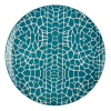 Тарілка обідня VT-P-1260Т Бірюзові листя Vittora 260 мм