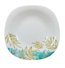 Тарелка суповая V-230Sgr Золотая ветвь square Vittora 230 мм