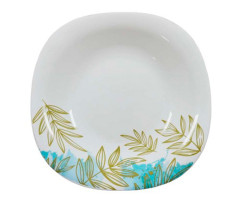 Тарілка супова V-230Sgr Золота гілка square Vittora 230 мм