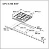 Варильна поверхня газова Grunhelm GPG 6356 BEF