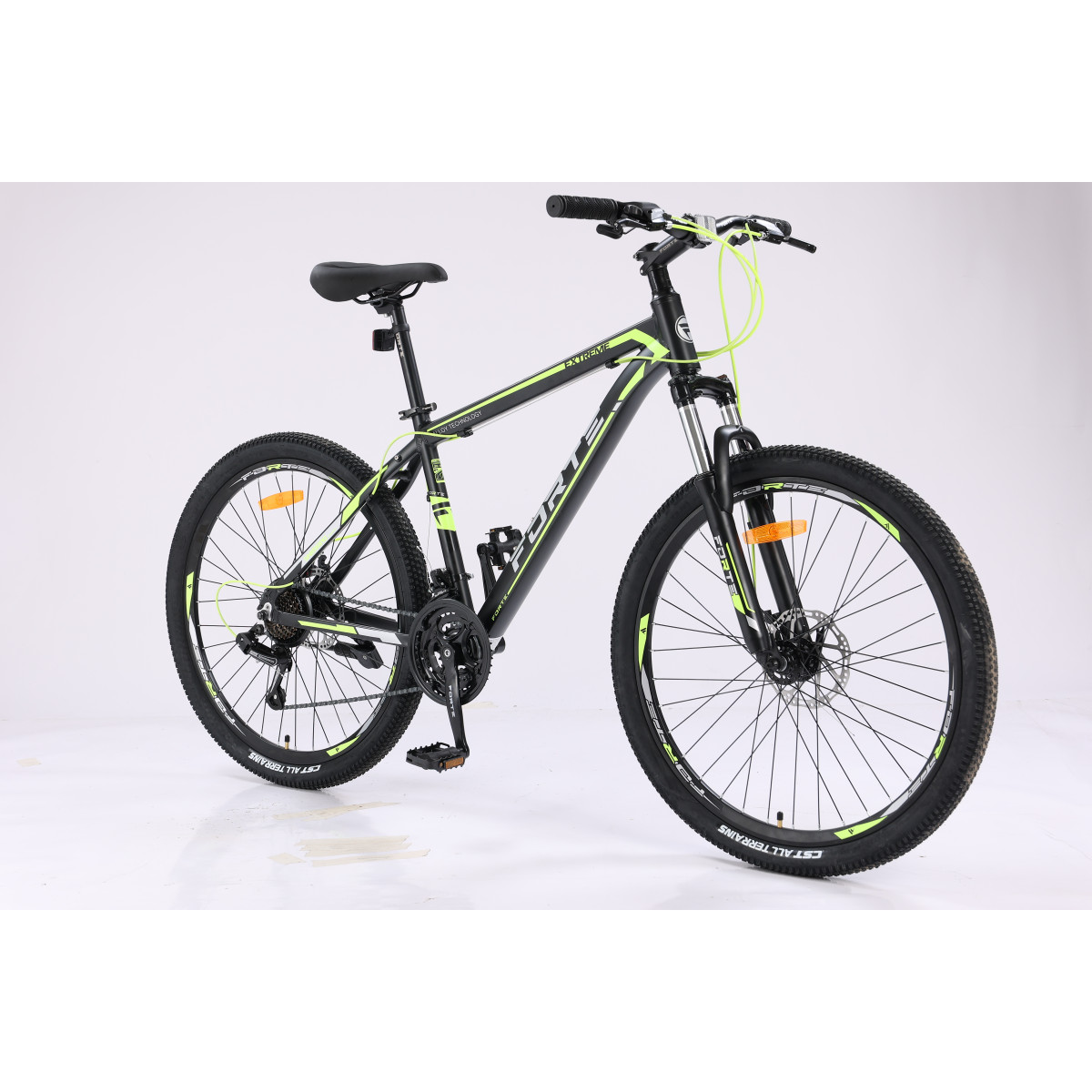 Велосипед Forte Extreme 17"/26" чорно-салатовий