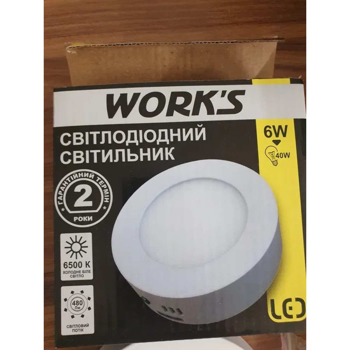 Works LP0665-RS LED светильник круглый накладной