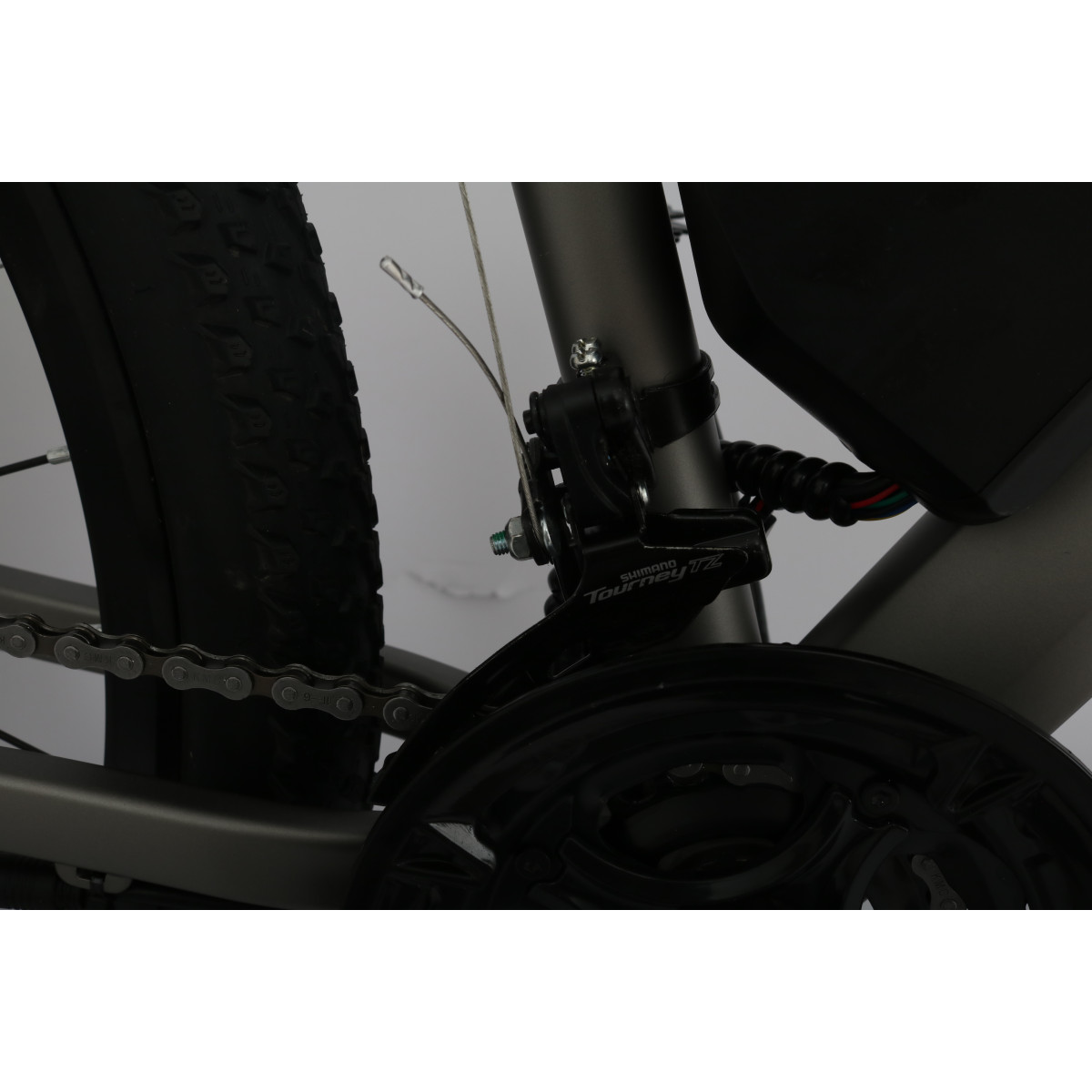 Велоскутер акумуляторний Forte Galaxy 18"/27", 350 Вт, сіро-жовтий