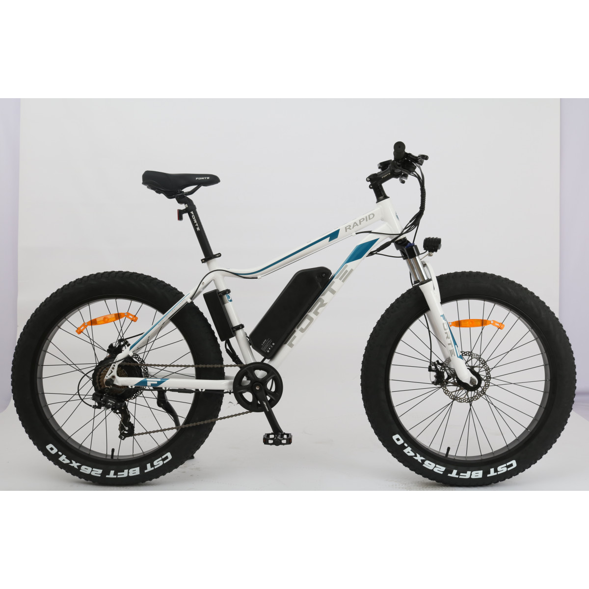 Велосипед акумуляторний Forte Rapid 18"/26", 500 Вт, білий