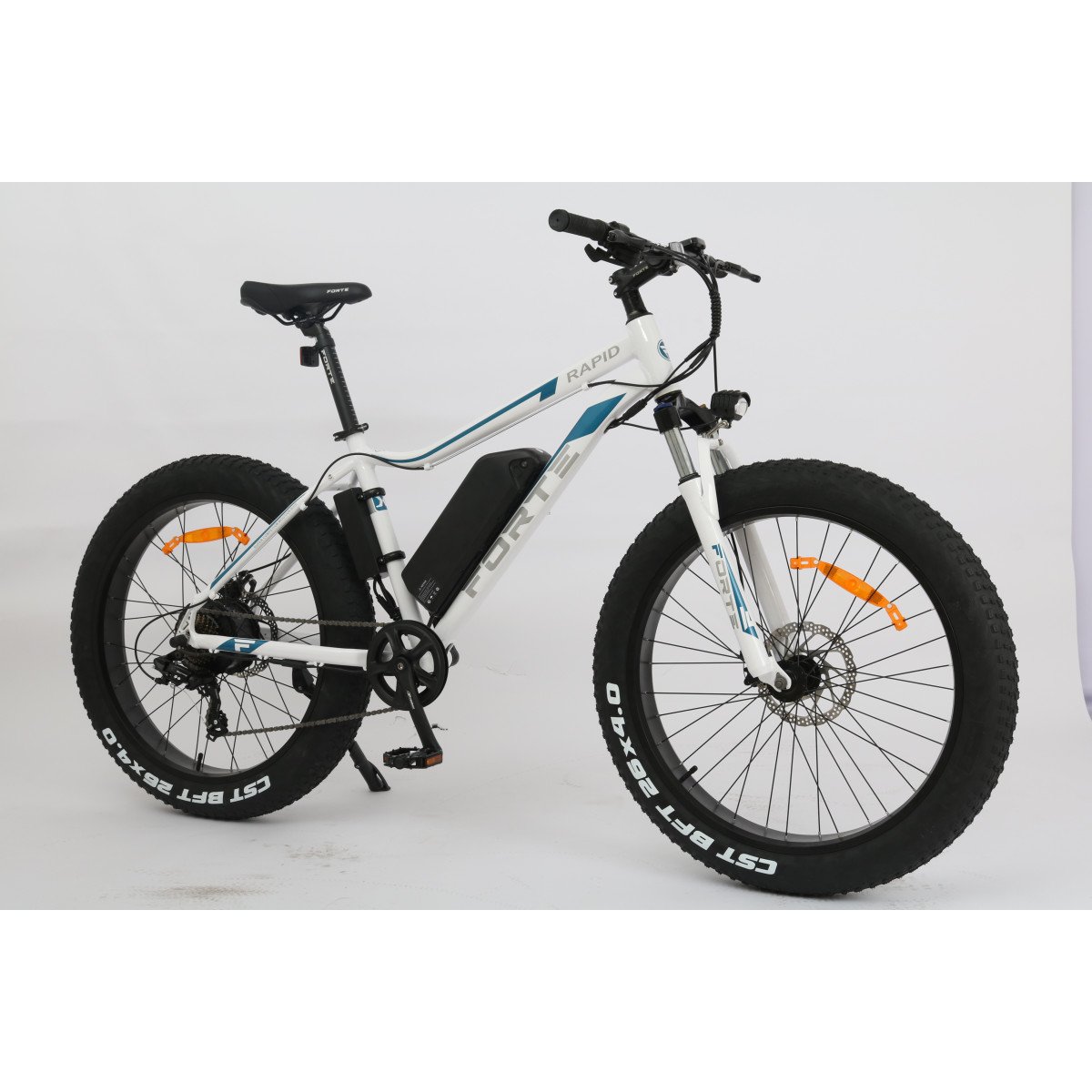 Велосипед акумуляторний Forte Rapid 18"/26", 500 Вт, білий