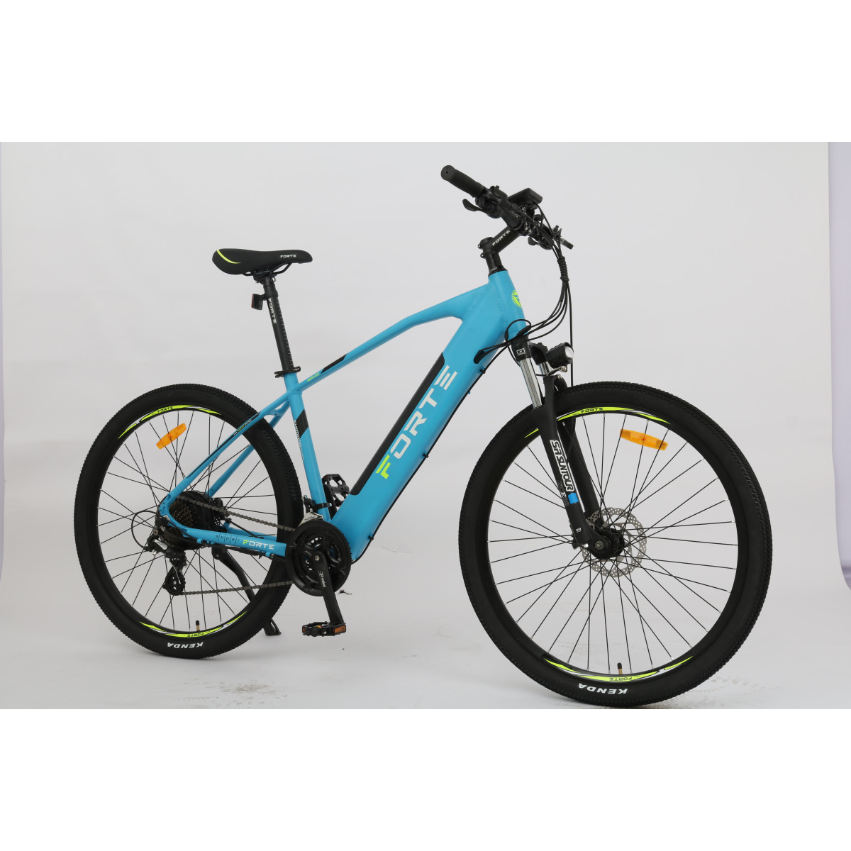 Велосипед акумуляторний Forte Mirage 19"/29", 500 Вт, бірюзовий