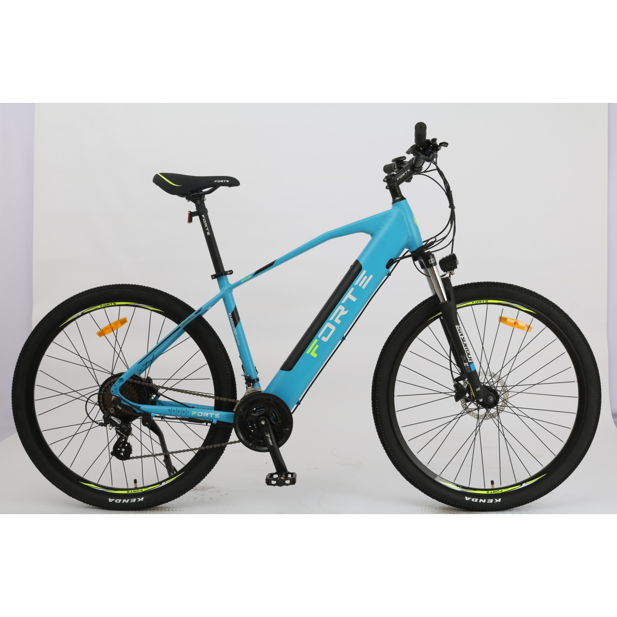 Велосипед акумуляторний Forte Mirage 19"/29", 500 Вт, бірюзовий