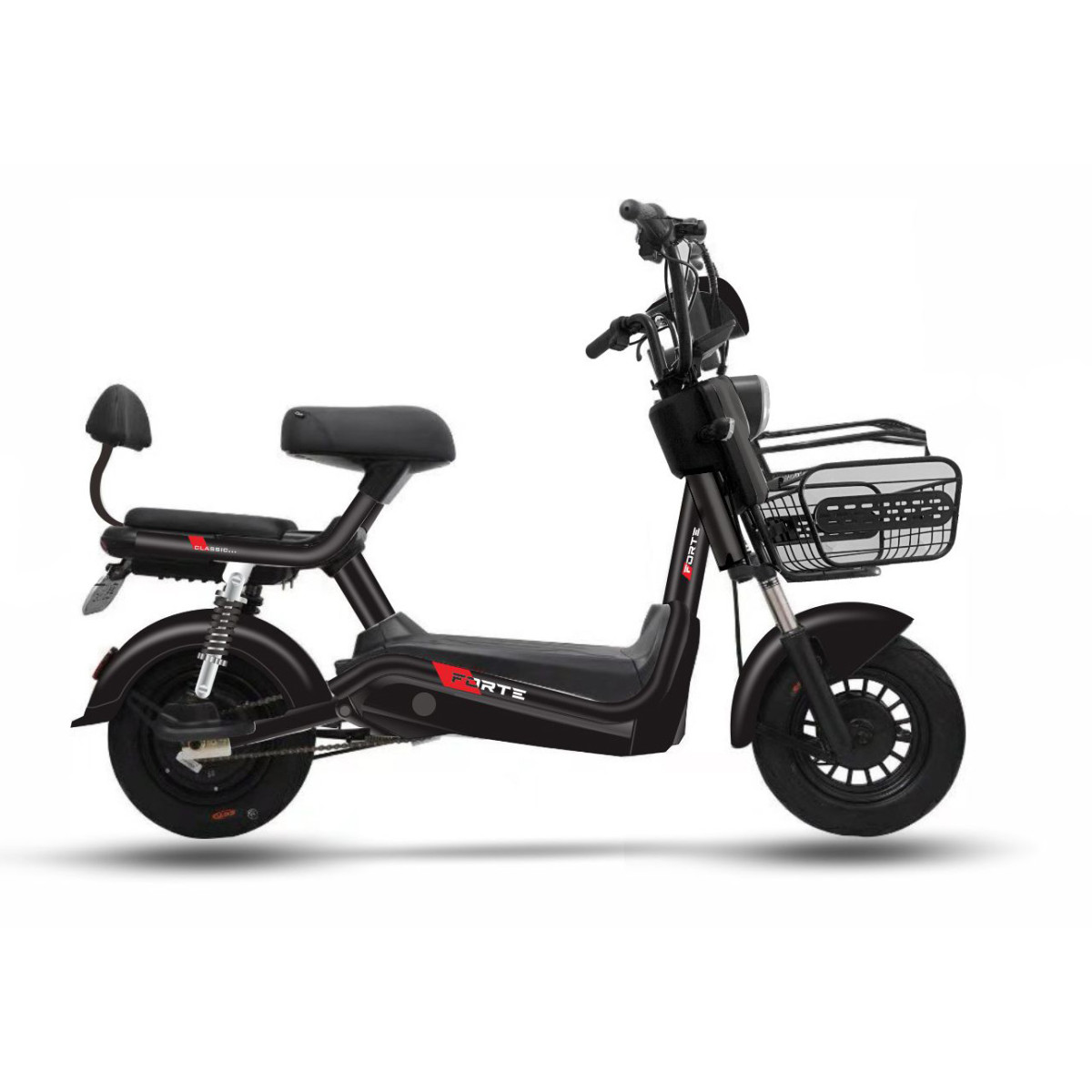 Велоскутер аккумуляторный FORTE WN500 черный