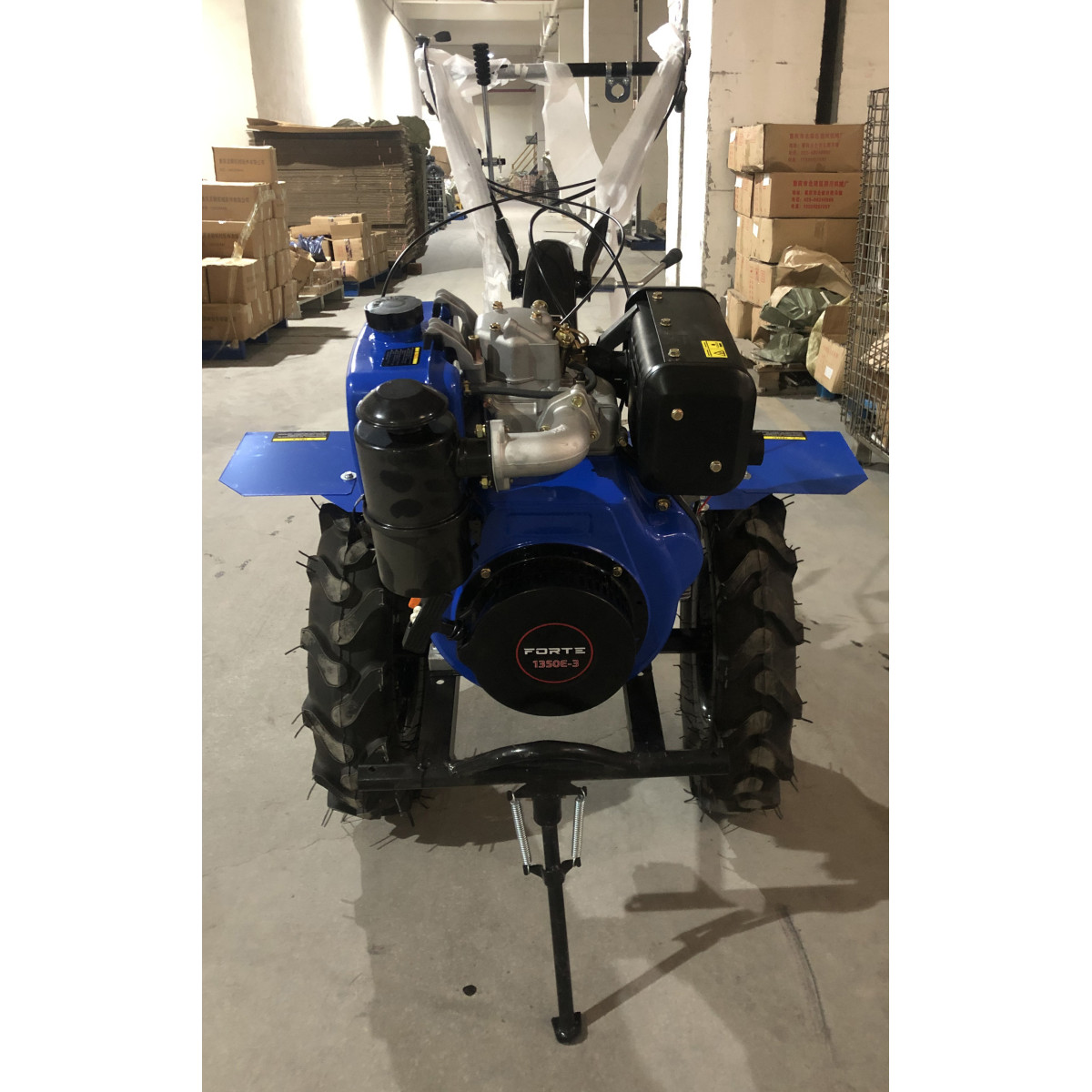 Мотоблок дизельний Forte 1350Е-3, колеса 12"