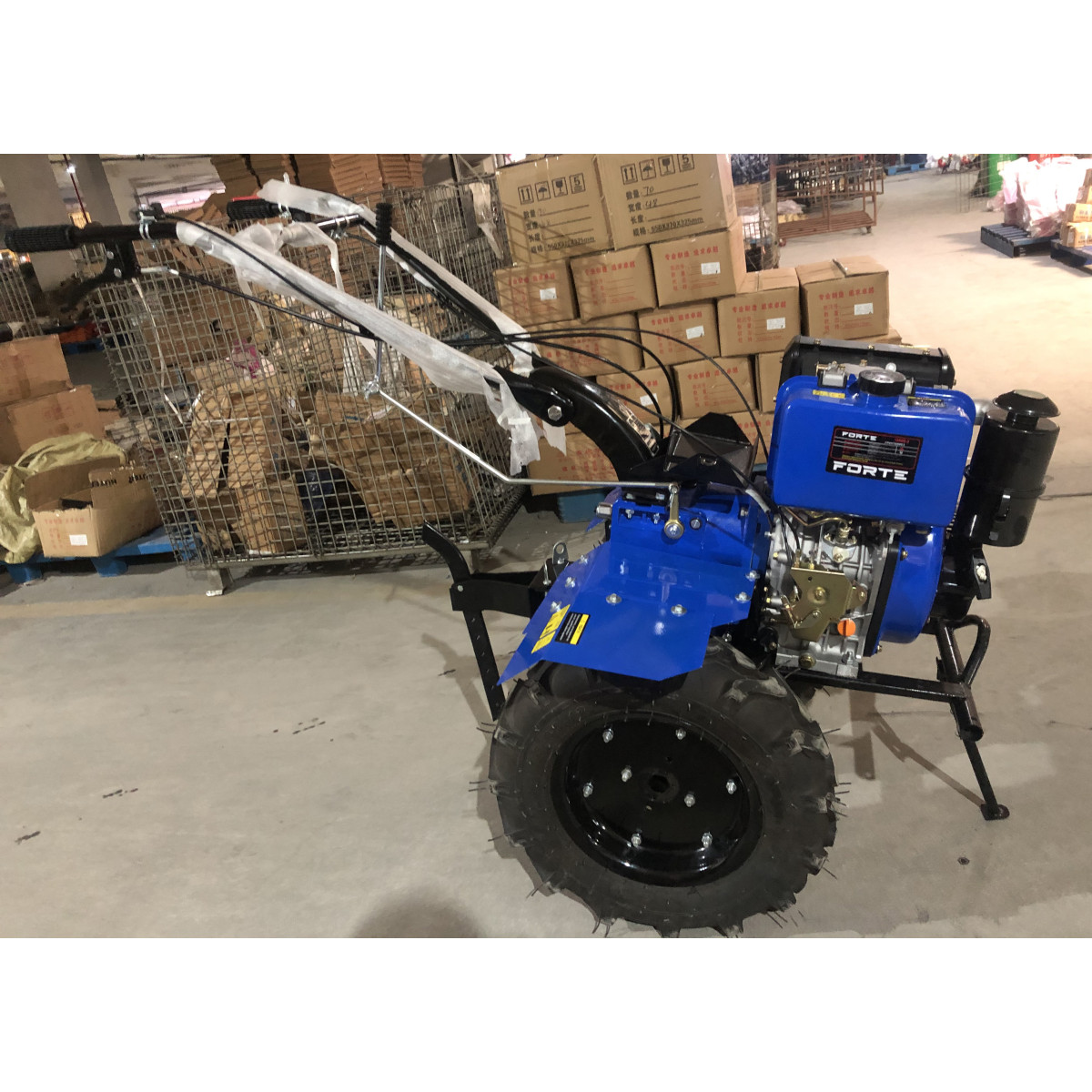 Мотоблок дизельний Forte 1350Е-3, колеса 12"