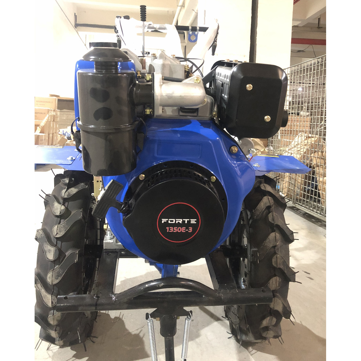 Мотоблок дизельний Forte 1350Е-3, колеса 12"