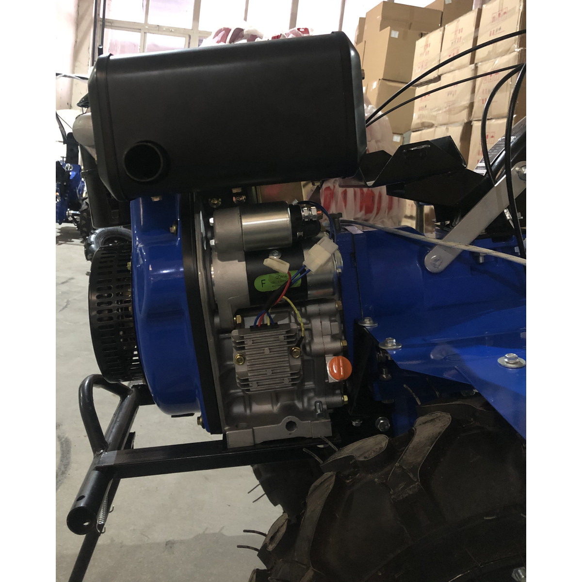 Мотоблок дизельний Forte 1350Е-3, колеса 12"