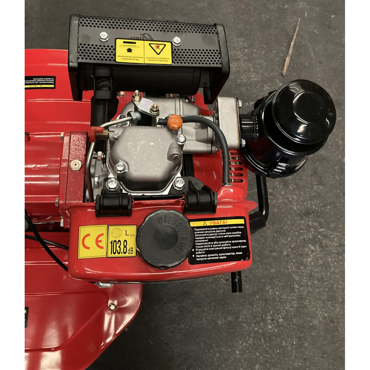 Мотоблок дизельный Forte 1050S-3 NEW колесо 8"