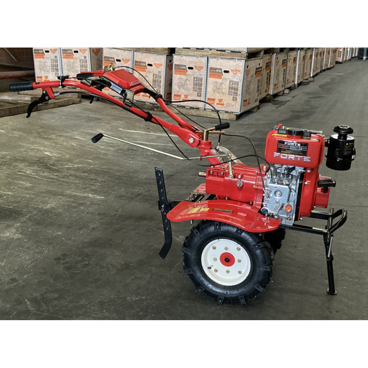 Мотоблок дизельный Forte 1050S-3 NEW колесо 8"