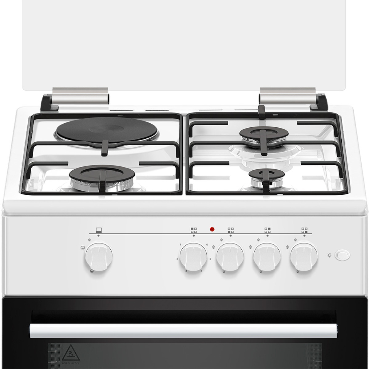Плита Газоелектрична Grunhelm GFG6612W-0