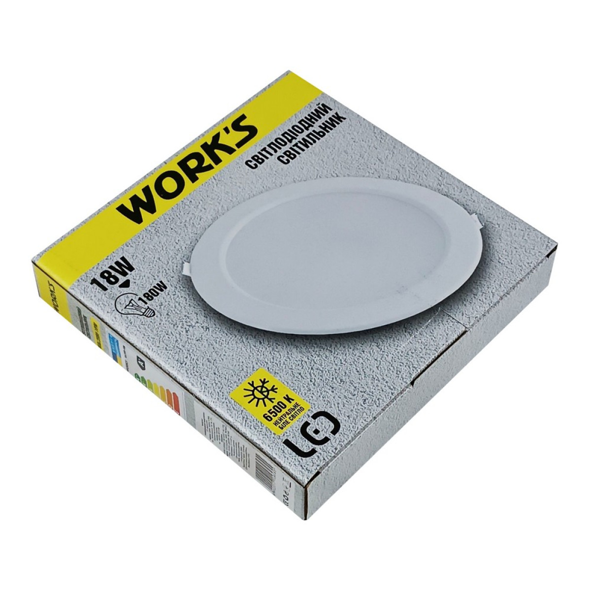 LED світильник круглий врізний Work's WAL2086-18W