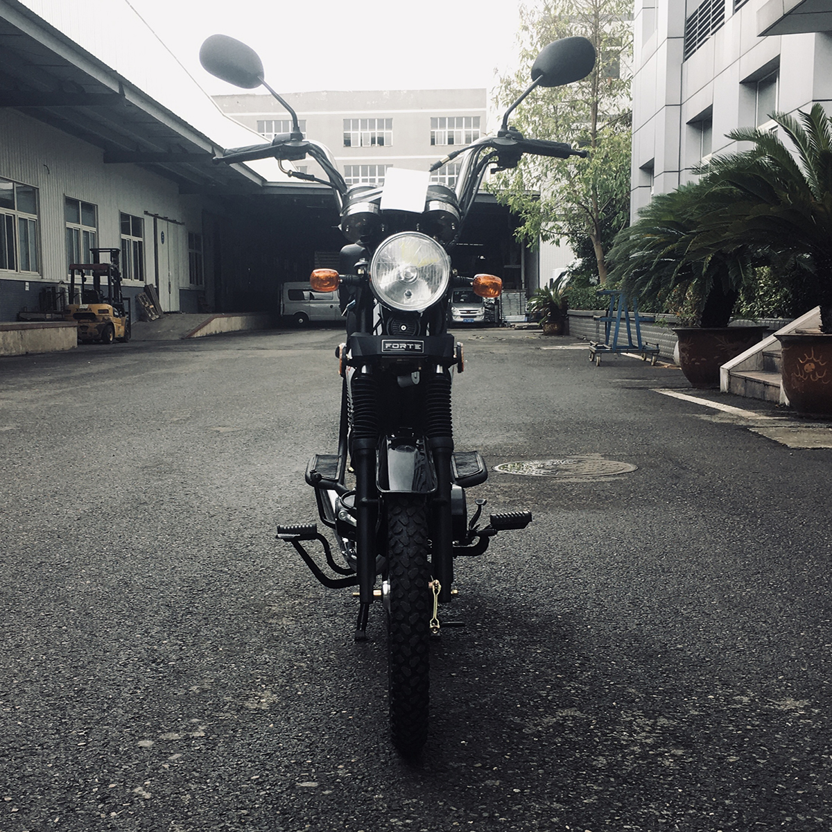 Мотоцикл ALFA FT110D Forte чорний