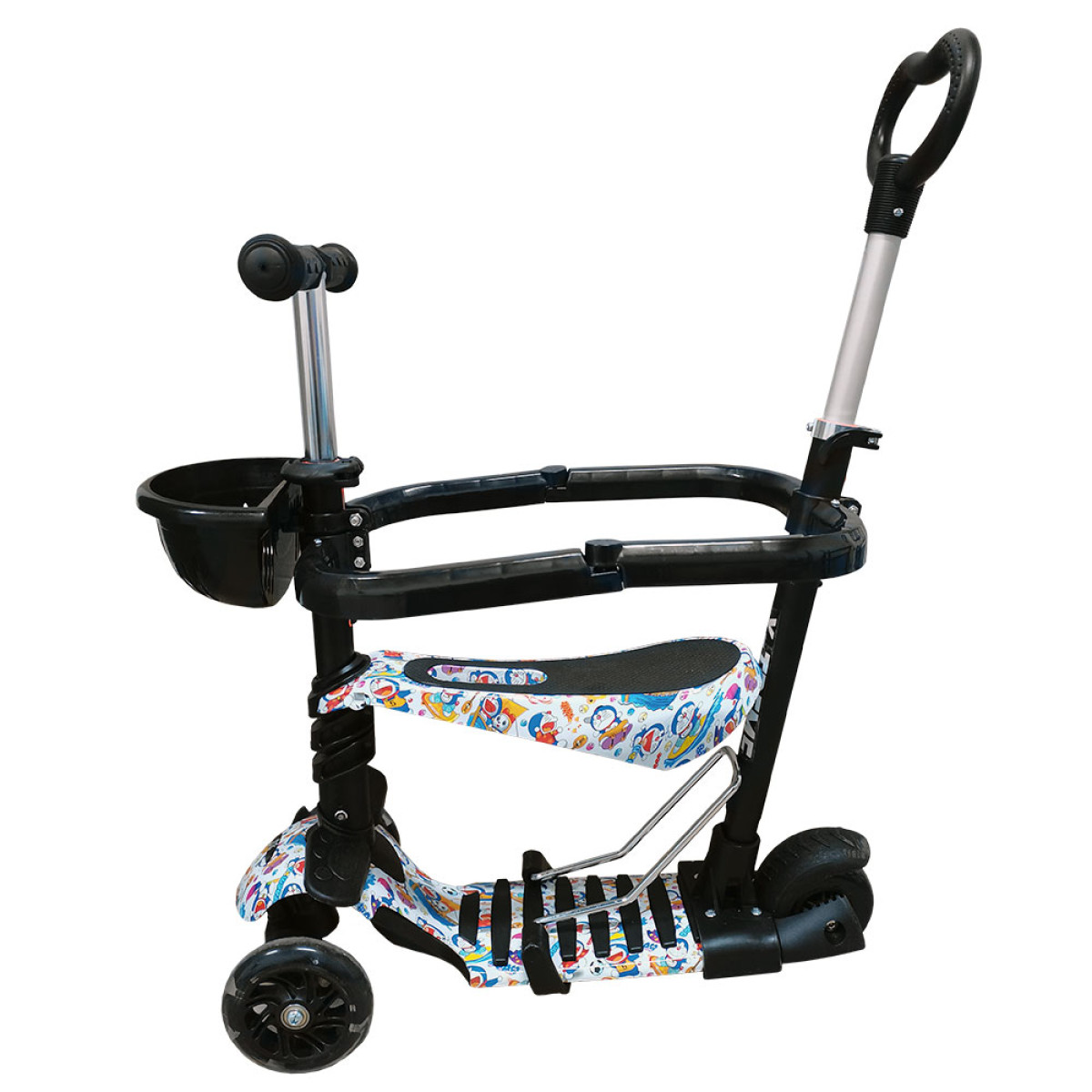 Дитячий самокат X-TREME KS-705-5W KITTY чорний