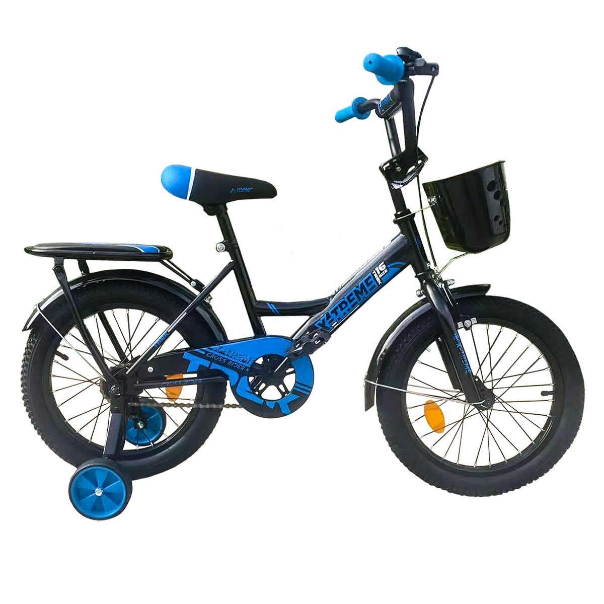 Дитячий велосипед X-Treme TREK 16" чорно-синій