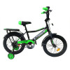 Дитячий велосипед X-Treme STORM 16" чорно-зелений