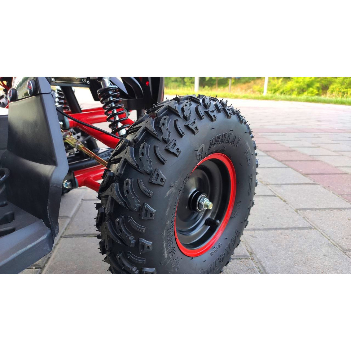 Квадроцикл аккумуляторный FORTE ATV1000QB красный