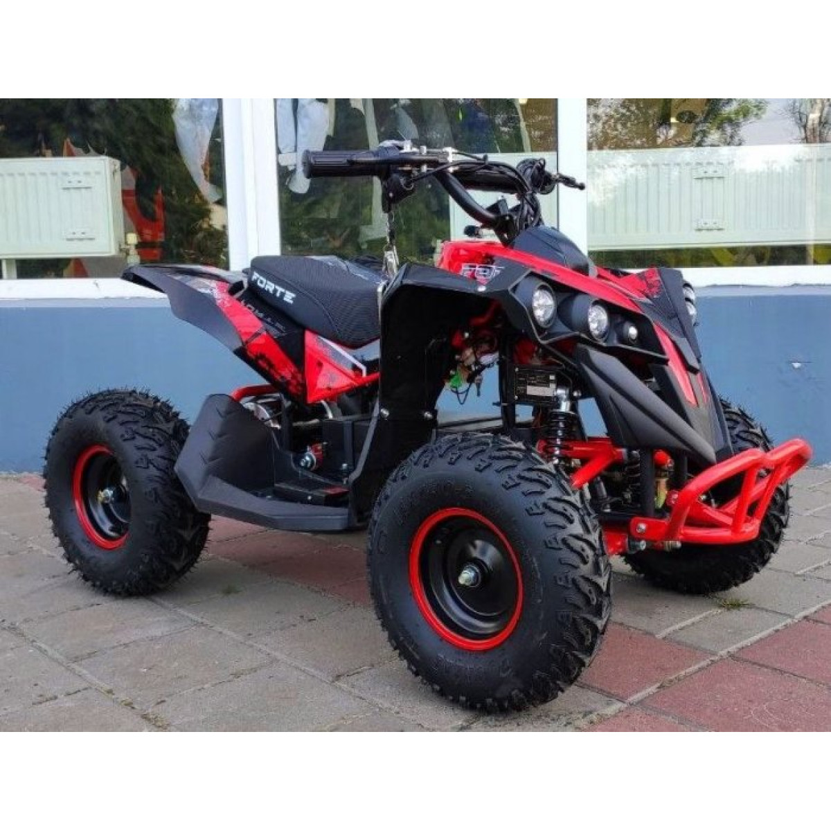 Квадроцикл аккумуляторный FORTE ATV1000QB красный