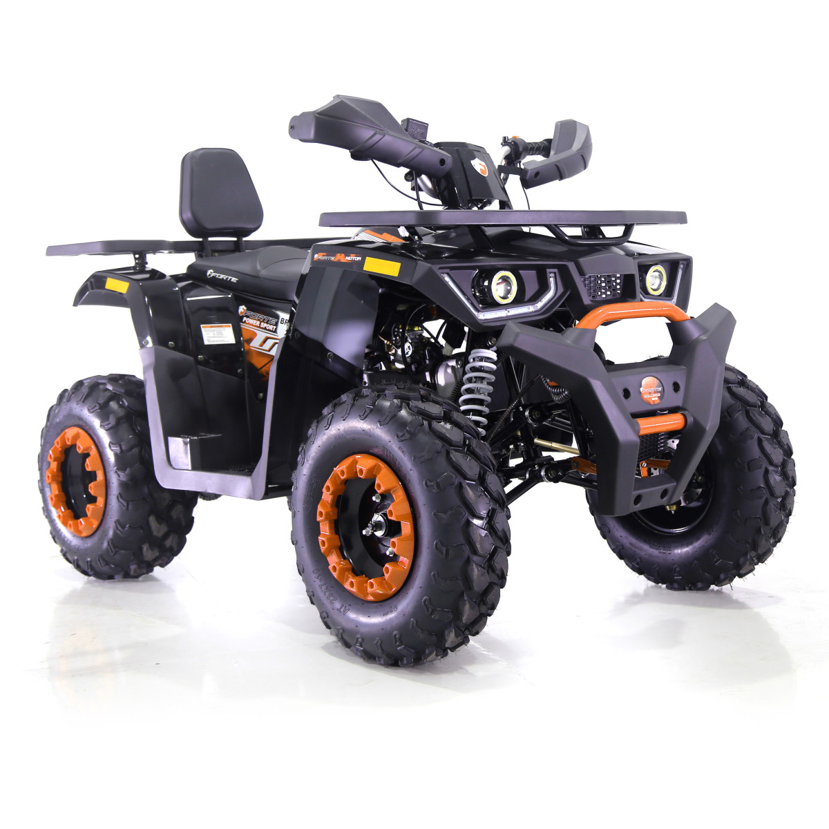 Квадроцикл Forte BRAVES 200 LUX черно-оранжевый