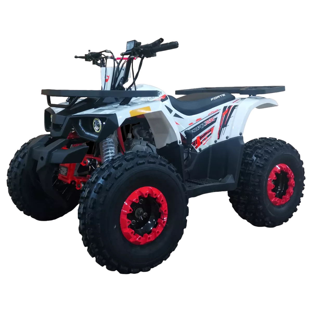 Квадроцикл FORTE Hunter 125 біло-червоний