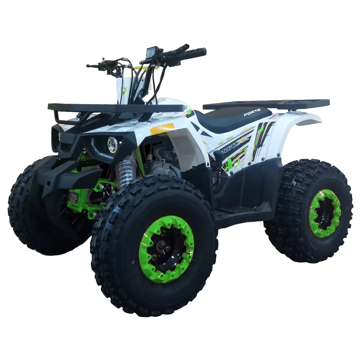 Квадроцикл FORTE Hunter 125 біло-зелений