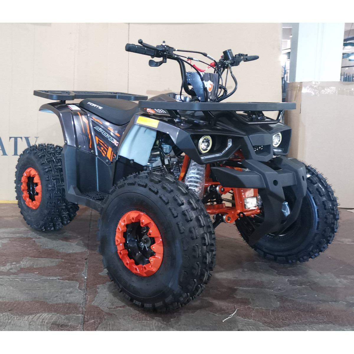 Квадроцикл FORTE Hunter 125 сірий