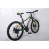 Велосипед Forte Warrior МТВ 24"/15" чорно-зелений