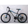 Велосипед Forte Warrior МТВ 24"/13" синьо-чорний
