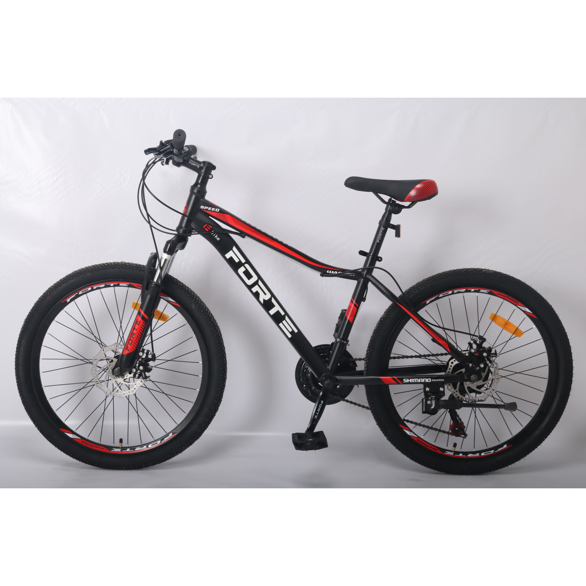 Велосипед Forte Warrior МТВ 24"/15" чорно-червоний