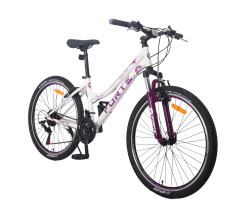 Велосипед Forte Aurora Women Bicycle МТВ 26"/15" біло-рожевий