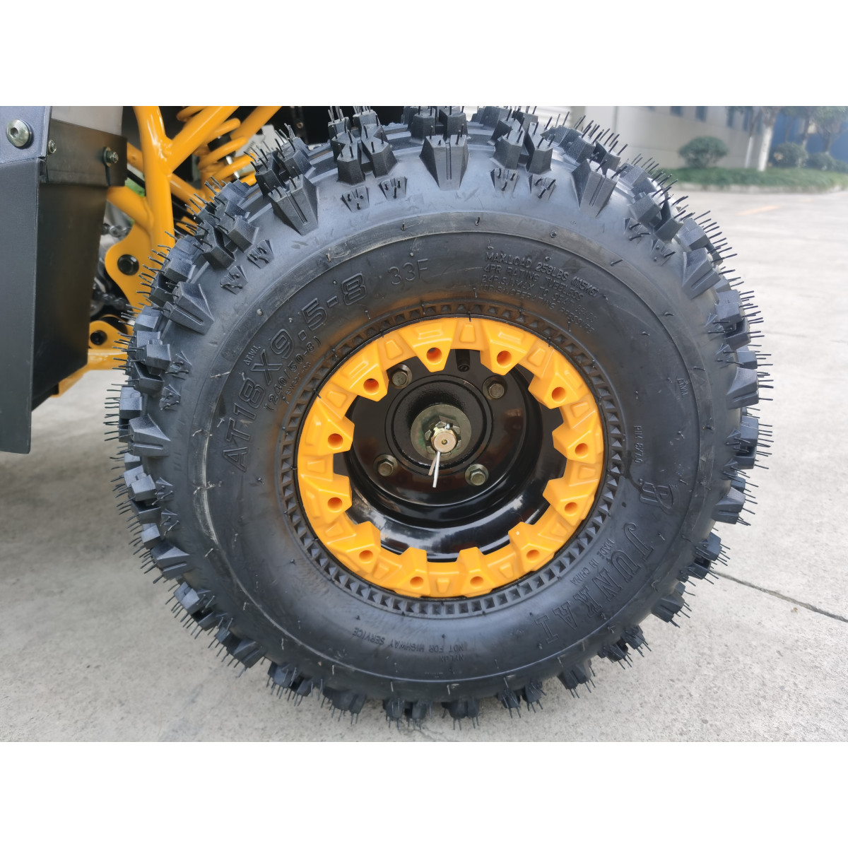 Квадроцикл FORTE Shark II 150 сіро-жовтий