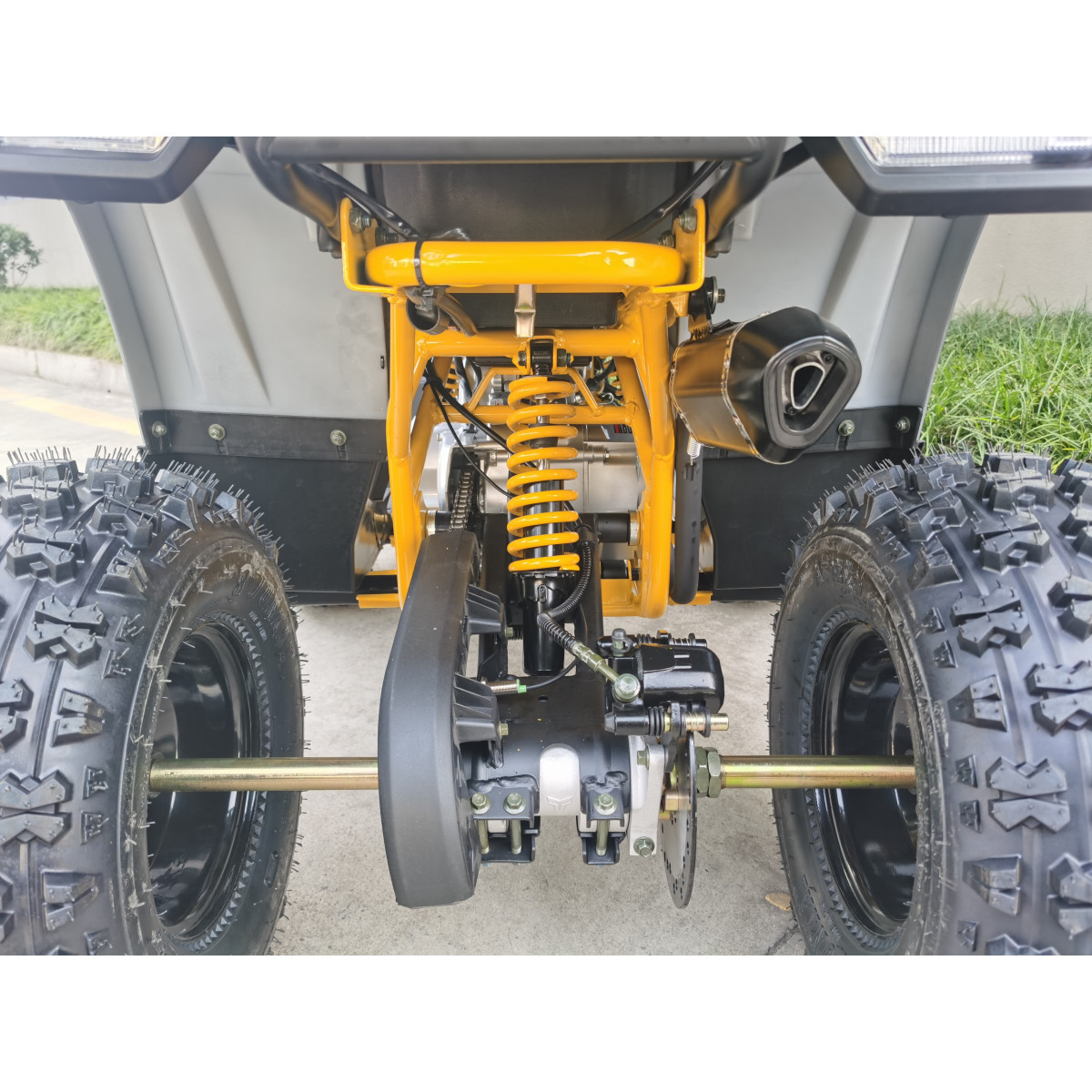 Квадроцикл FORTE Shark II 150 сіро-жовтий