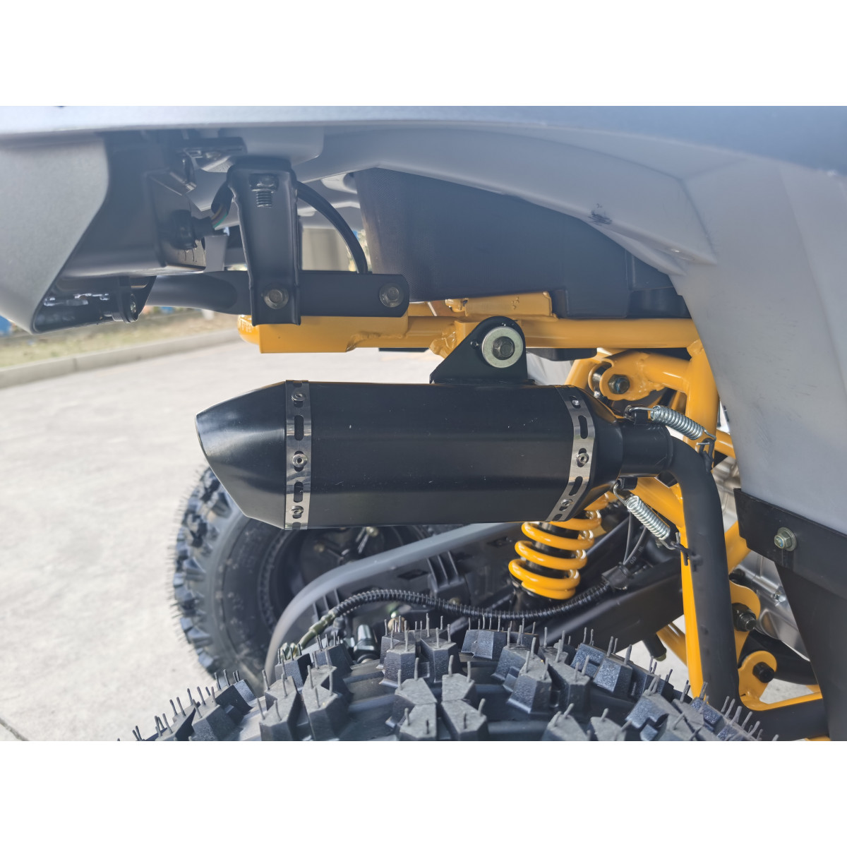 Квадроцикл FORTE Shark II 150 сіро-жовтий